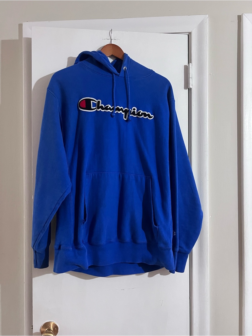 Champion Navy Reverse Navy Blue Large Sweatshirt